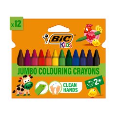 BIC Kids Plastidecor Triangle Kredki świecowe Pudełko 12szt