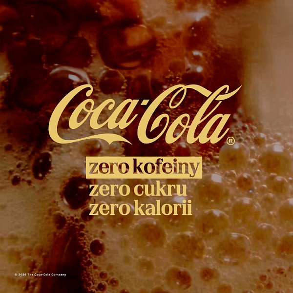 Napój gaz Coca-Cola zero cukru zero kofeiny doliczana jest kaucja 0,50 zł