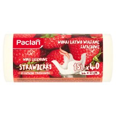 Paclan Worki łazienkowe o zapachu truskawki 15 l 40 sztuk