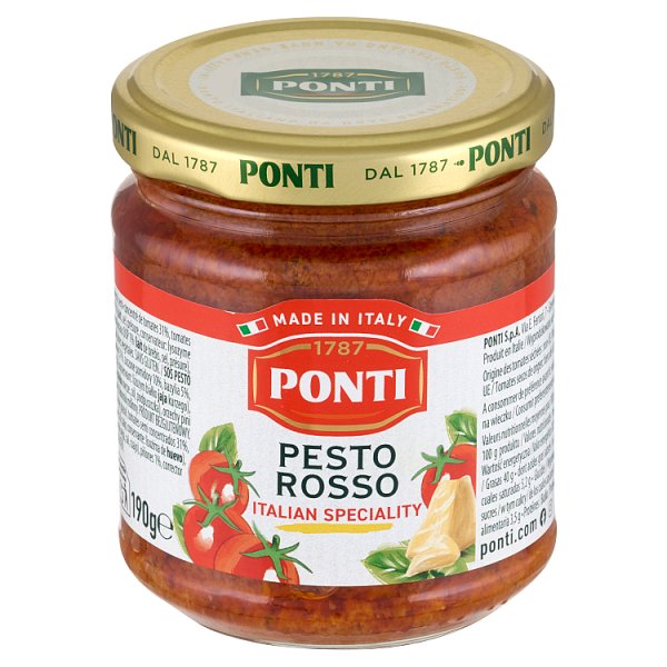 Ponti Sos pesto z pomidorami 190 g
