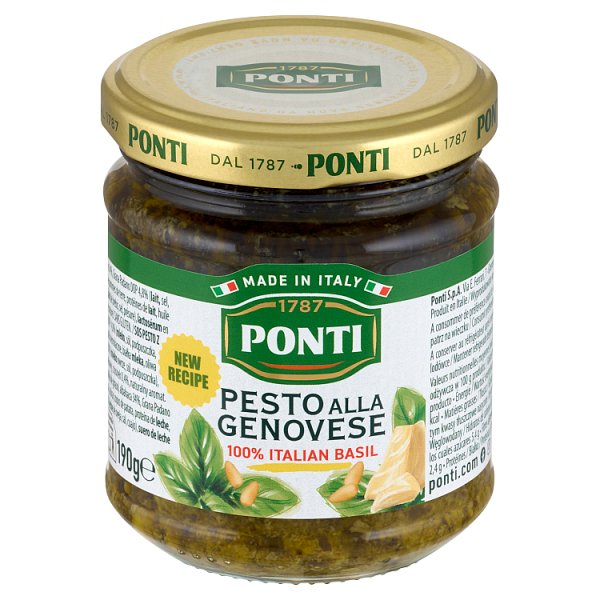 Ponti Sos pesto z bazylią 190 g