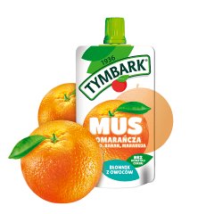 Tymbark Mus jabłko banan pomarańcza marakuja 120 g
