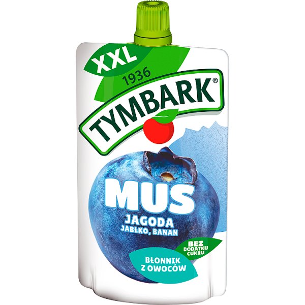 Tymbark XXL Mus jagoda jabłko banan 200 g