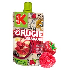 Kubuś Drugie śniadanie Mus jabłko banan aronia malina + kasza manna 100 g