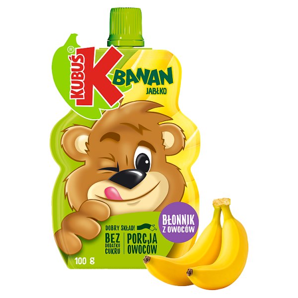 Kubuś Mus banan jabłko 100 g