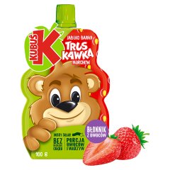 Kubuś Mus jabłko banan truskawka marchew 100 g