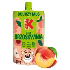 Kubuś Mus jabłko brzoskwinia 200 g