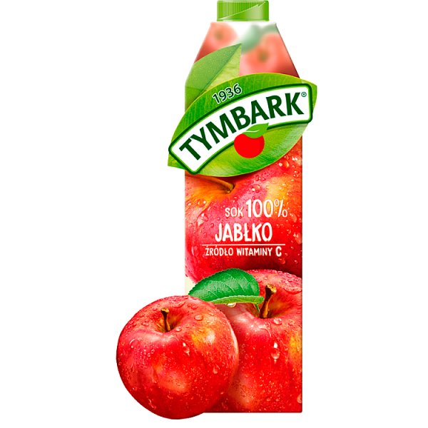 Tymbark Sok 100 % jabłko 1 l