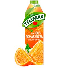 Tymbark Sok 100 % pomarańcza 1 l