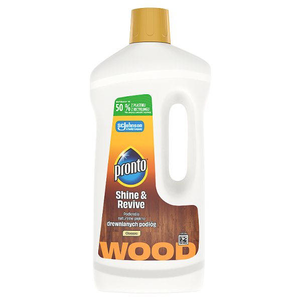 Pronto Wood Shine &amp; Revive Classic Płyn do mycia podłóg drewnianych 1000 ml