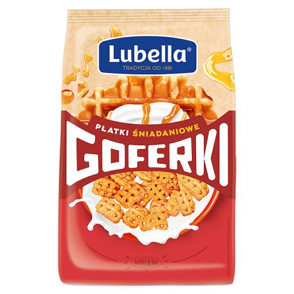 Lubella Płatki śniadaniowe goferki 400 g