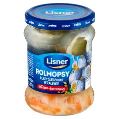 Lisner Rolmopsy płaty śledziowe w zalewie octowo-korzennej 400 g