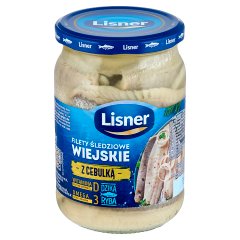 Lisner Filety śledziowe wiejskie z cebulką 600 g