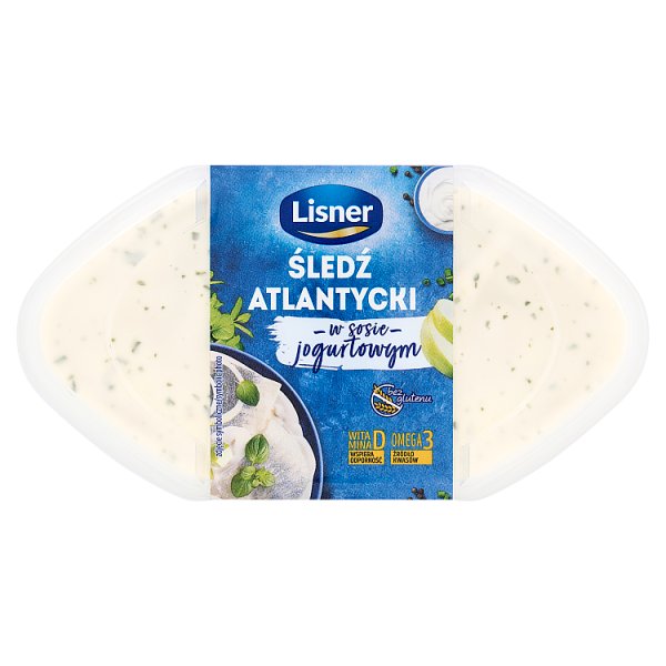 Lisner Śledź atlantycki w sosie jogurtowym 280 g