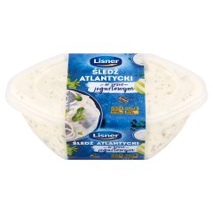 Lisner Śledź atlantycki w sosie jogurtowym 280 g