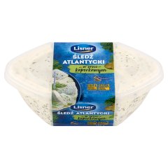 Lisner Śledź atlantycki w sosie koperkowym 280 g