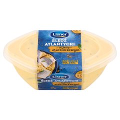 Lisner Śledź atlantycki w sosie musztardowym 280 g