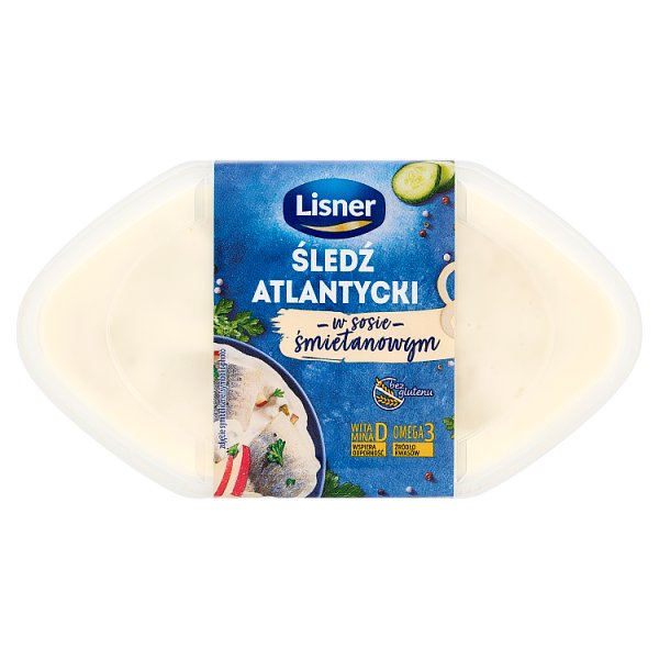 Lisner Śledź atlantycki w sosie śmietanowym 280 g