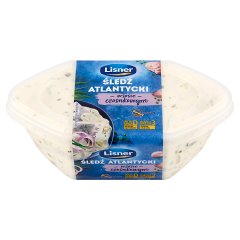 Lisner Śledź atlantycki w sosie czosnkowym 280 g