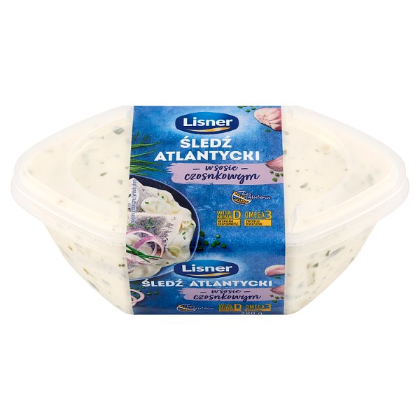 Lisner Śledź atlantycki w sosie czosnkowym 280 g