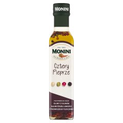 Monini Przyprawa na bazie oliwy z oliwek cztery pieprze 250 ml