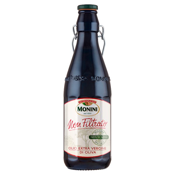 Monini Non Filtrato Oliwa z oliwek najwyższej jakości z pierwszego tłoczenia 500 ml