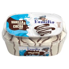 Familia Lody o smaku waniliowym z sosem kakaowym 900 ml