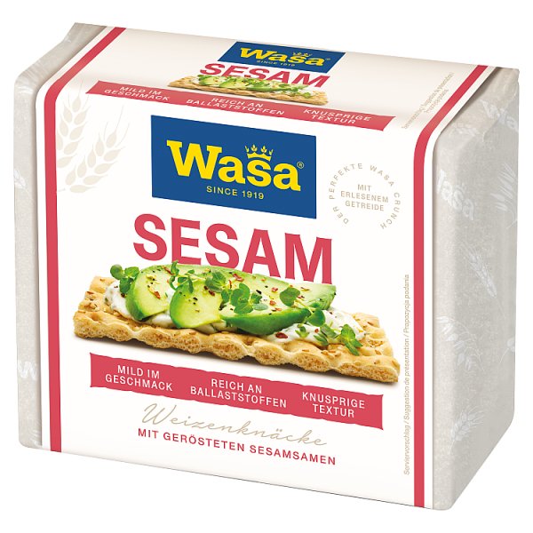 Wasa Pieczywo z mąki pszennej z nasionami sezamu 200 g
