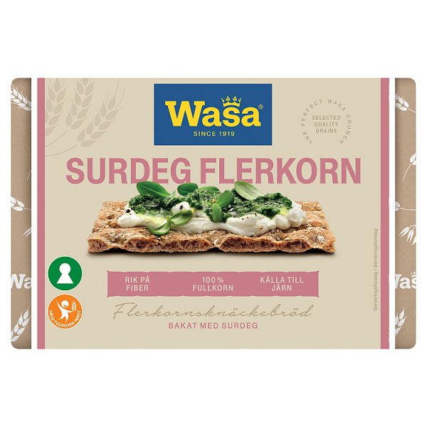 Wasa Pieczywo chrupkie żytnie na zakwasie 275 g