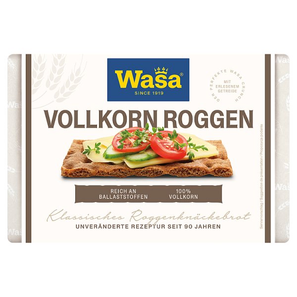 Wasa Pieczywo chrupkie z pełnoziarnistej mąki żytniej 260 g