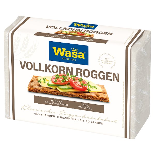 Wasa Pieczywo chrupkie z pełnoziarnistej mąki żytniej 260 g