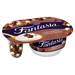 Fantasia Jogurt kremowy z gwiazdkami w czekoladzie 102 g