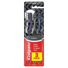 Colgate ZigZag Szczoteczka do zębów średnia 3-pack