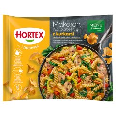 Hortex Makaron na patelnię z kurkami z sosem śmietankowo-grzybowym 450 g