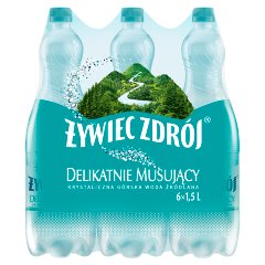 Woda lgaz Żywiec Zdrój źródlana 6x1,5l doliczana jest kaucja 50 gr 