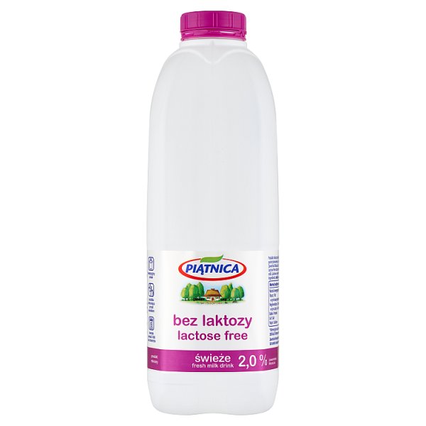 Piątnica Produkt mleczny bez laktozy 2,0 % 1 l