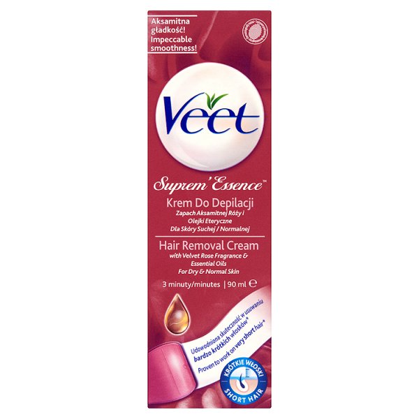 Veet Suprem&#039;Essence Krem do depilacji dla skóry suchej/normalnej 90 ml