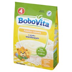 BoboVita Kaszka ryżowa o smaku waniliowym po 4 miesiącu 180 g