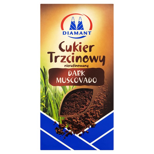 Diamant Dark Muscovado Cukier trzcinowy nierafinowany 500 g