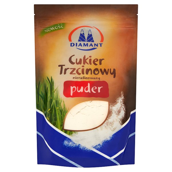 Diamant Cukier trzcinowy nierafinowany puder 300 g