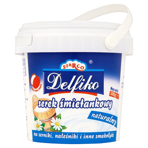 Starco Delfiko Serek śmietankowy naturalny 500 g