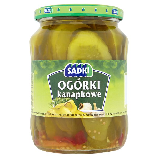 Sadki Ogórki kanapkowe 680 g