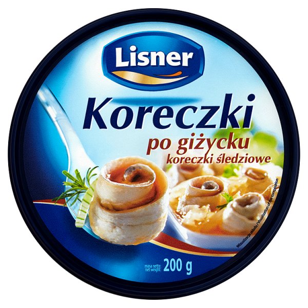 Lisner Koreczki po giżycku Koreczki śledziowe 200 g