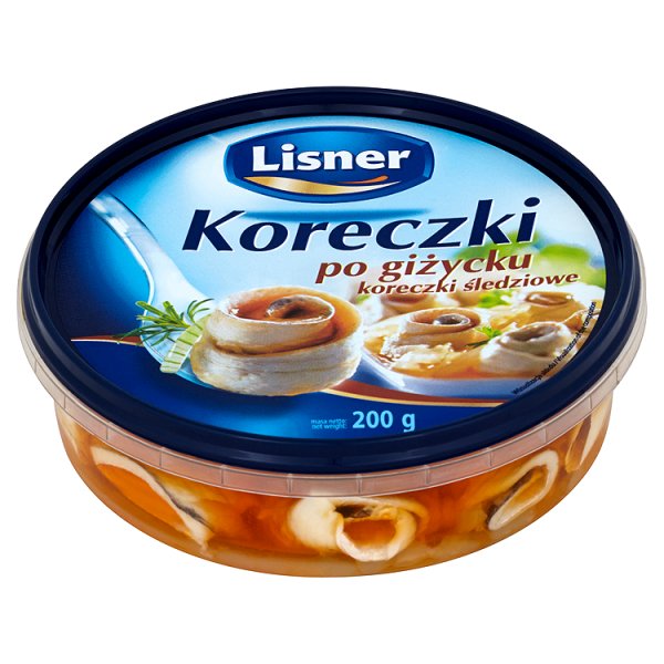 Lisner Koreczki po giżycku Koreczki śledziowe 200 g