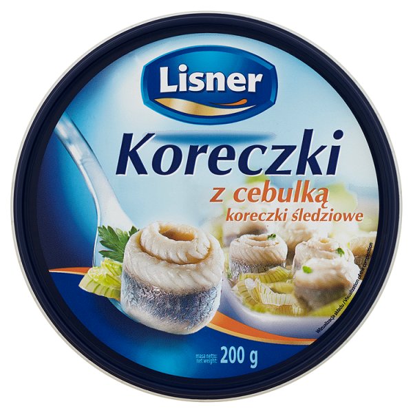 Lisner Koreczki śledziowe z cebulką 200 g