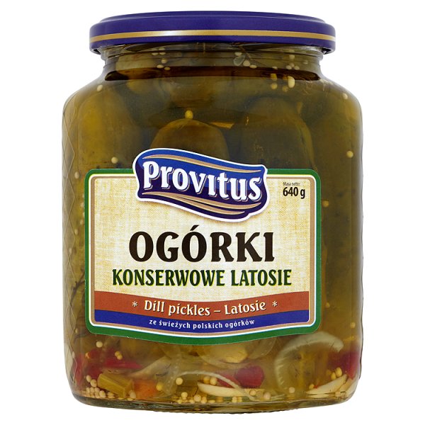 Provitus Ogórki konserwowe latosie 640 g