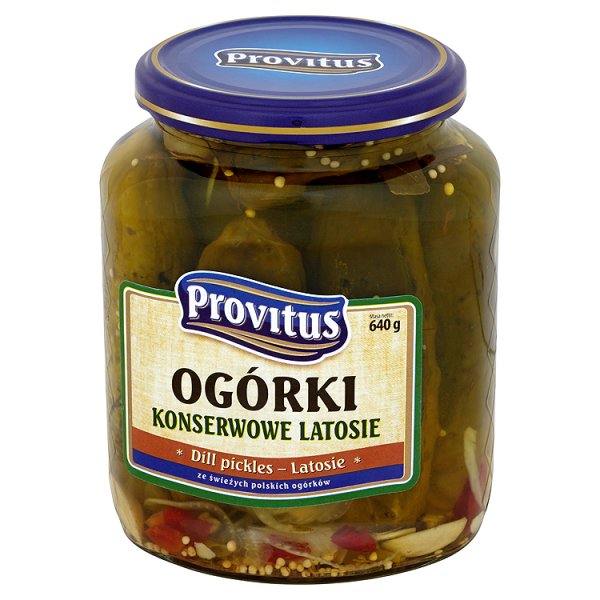 Provitus Ogórki konserwowe latosie 640 g