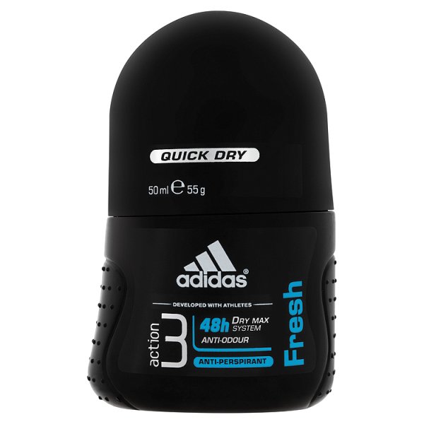 Adidas Action 3 Fresh Dezodorant antyperspirant w kulce dla mężczyzn 50 ml