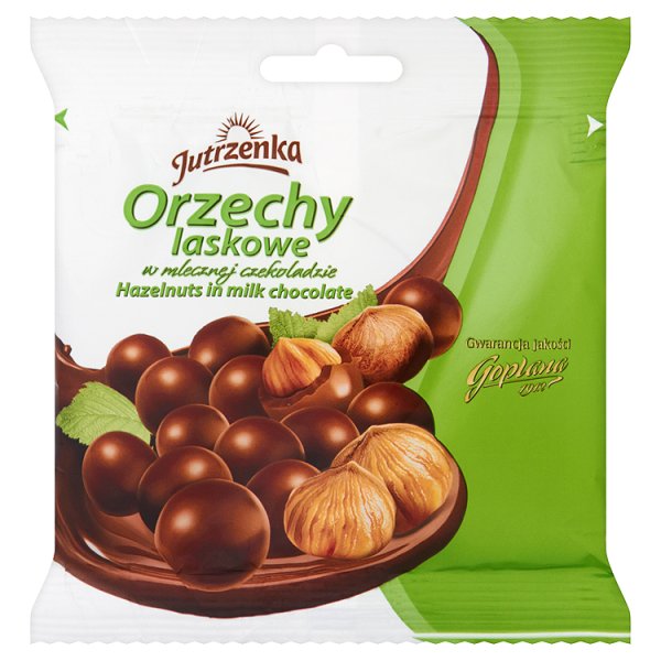 Jutrzenka Orzechy laskowe w mlecznej czekoladzie 80 g