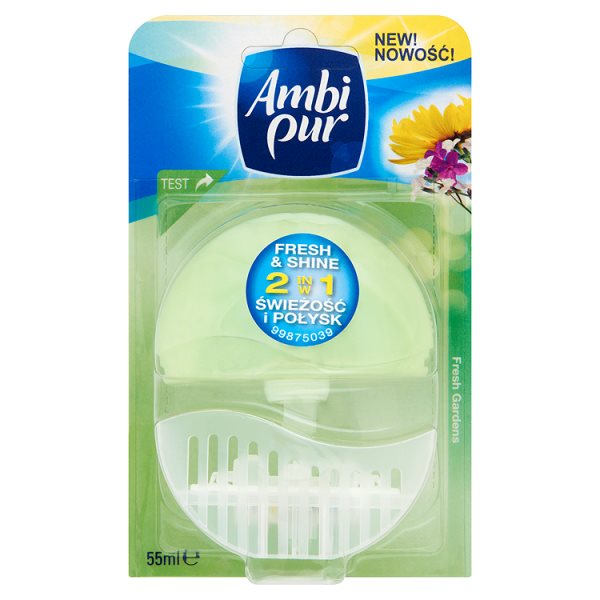 Ambi Pur 2 w 1 Świeżość i Połysk Fresh Gardens 55ml